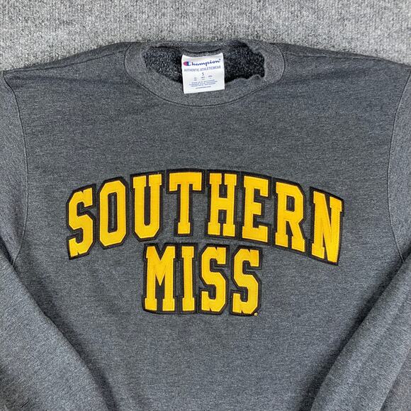 Champion Other - Champion Sweatshirt Womens S Gray Southern Miss Logo Pullover Fleece Crewneck